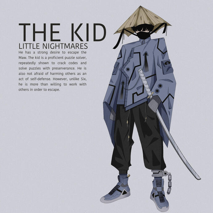 Little Nightmares Fanart - Runaway Kid