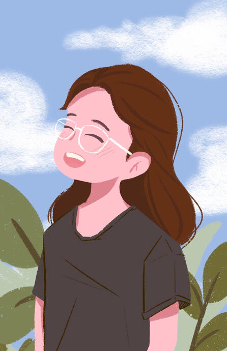 Simple Art Style with Background